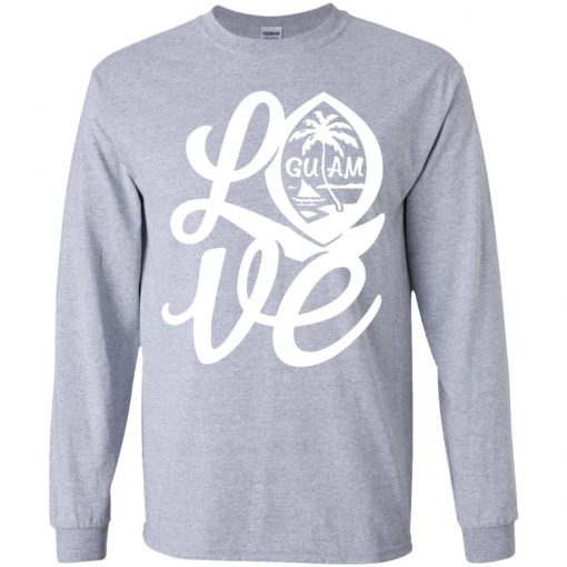 Private: I Love Guam Youth LS T-Shirt