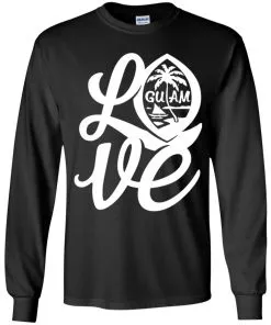 I Love Guam Youth LS T-Shirt