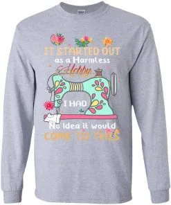 It Started Out As A Harmless Hobby Youth LS T-Shirt