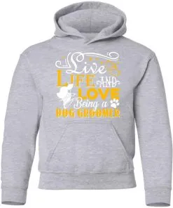 Love Being A Dog Groomer Youth Hoodie