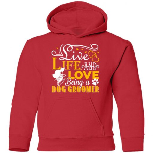 Private: Love Being A Dog Groomer Youth Hoodie