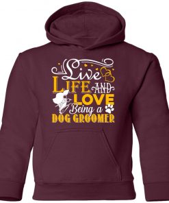 Private: Love Being A Dog Groomer Youth Hoodie