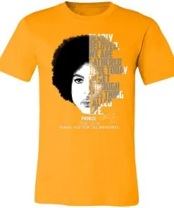 Prince 1958-2016 Thank You For The Memories Unisex Jersey Tee