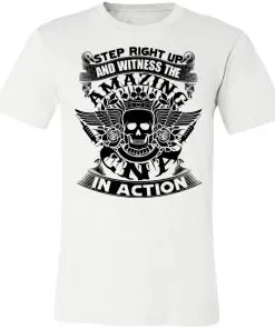 Step Right Up and Witness The Amazing Electrician in Action Unisex Jersey Tee