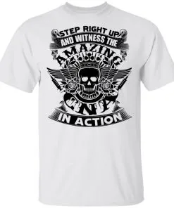 Step Right Up and Witness The Amazing Electrician in Action Men’s T-Shirt