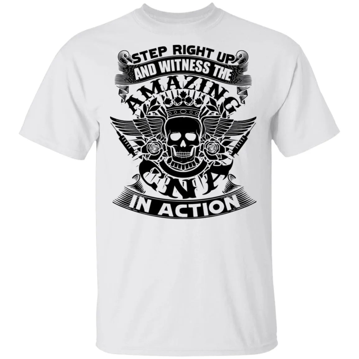 Step Right Up and Witness The Amazing Electrician in Action Men’s T-Shirt Step Right Up and Witness The Amazing Electrician in Action Men’s T-Shirt
