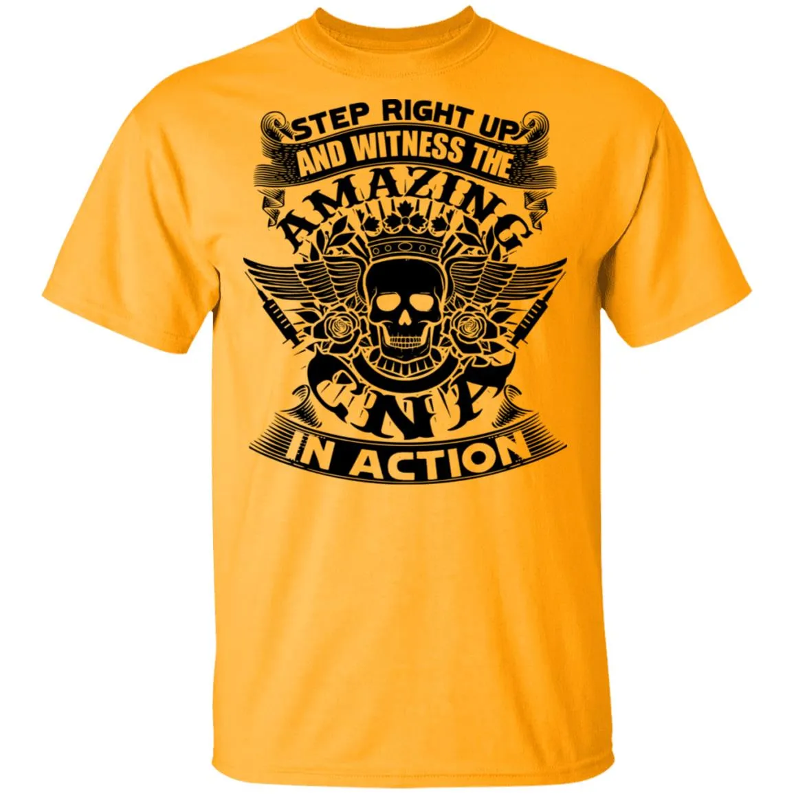 Step Right Up and Witness The Amazing Electrician in Action Men’s T-Shirt Step Right Up and Witness The Amazing Electrician in Action Men’s T-Shirt