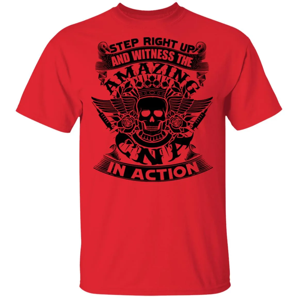 Step Right Up and Witness The Amazing Electrician in Action Men’s T-Shirt Step Right Up and Witness The Amazing Electrician in Action Men’s T-Shirt