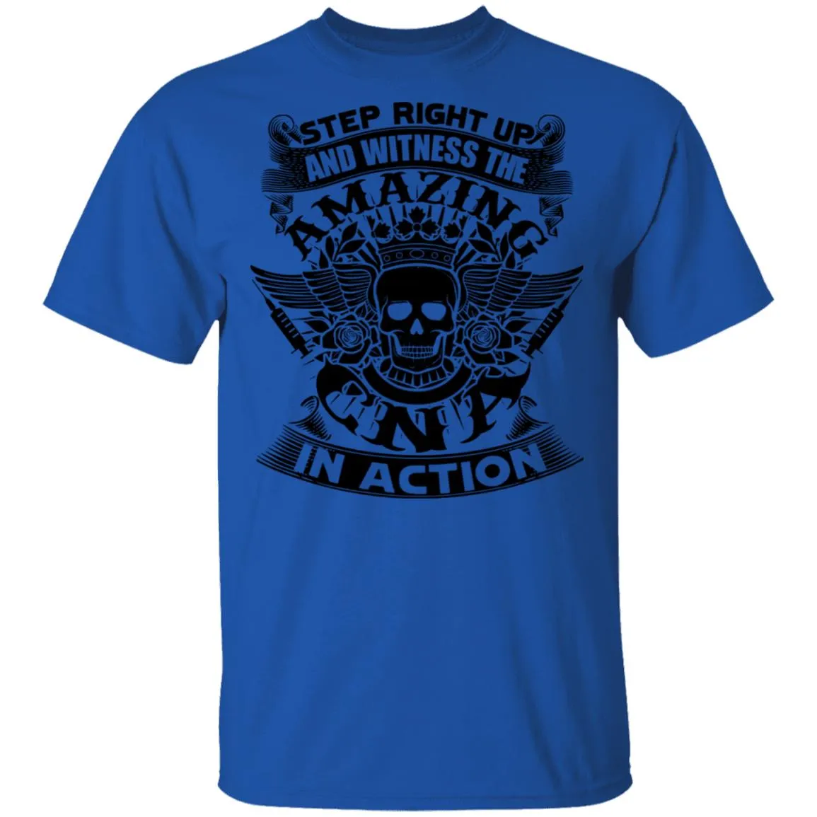 Step Right Up and Witness The Amazing Electrician in Action Men’s T-Shirt Step Right Up and Witness The Amazing Electrician in Action Men’s T-Shirt