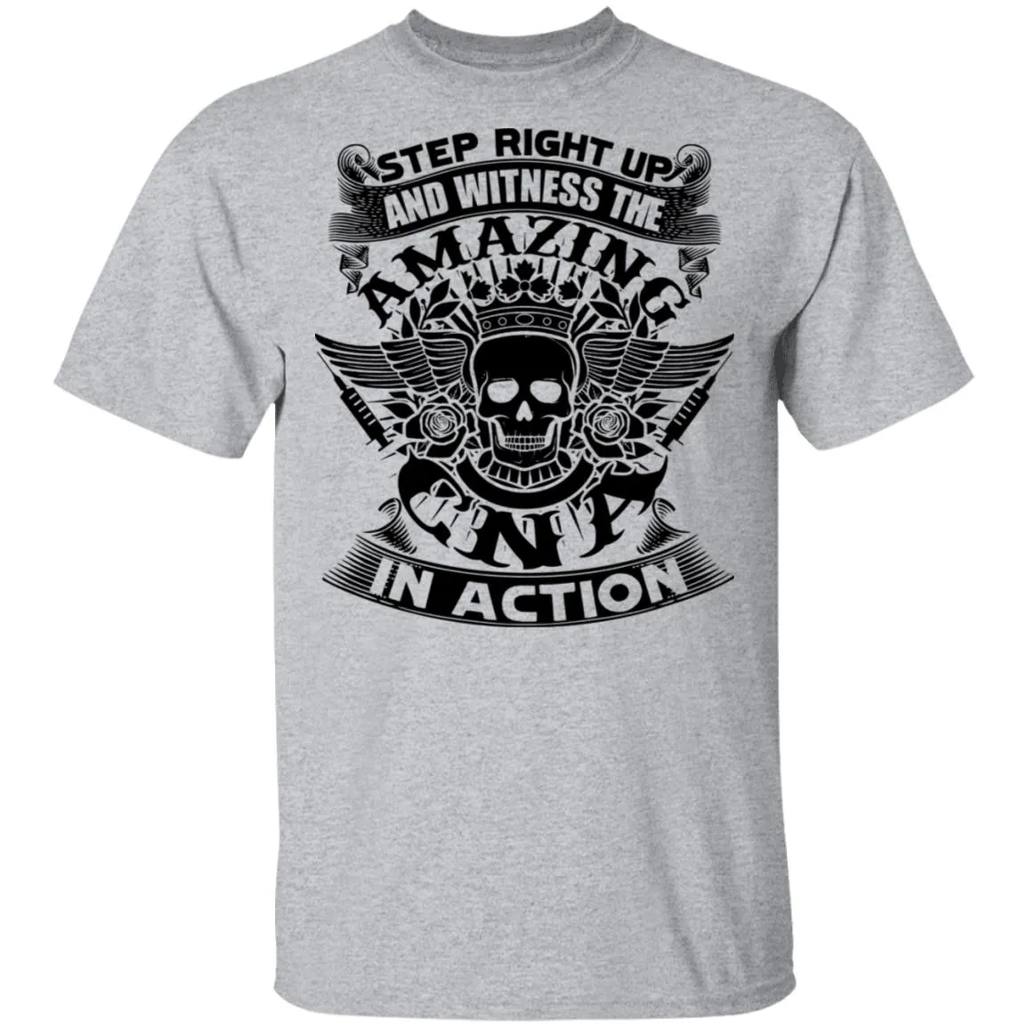 Step Right Up and Witness The Amazing Electrician in Action Men’s T-Shirt Step Right Up and Witness The Amazing Electrician in Action Men’s T-Shirt