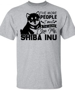 Private: The More People I Meet The More I Love My Shiba Inu Men’s T-Shirt