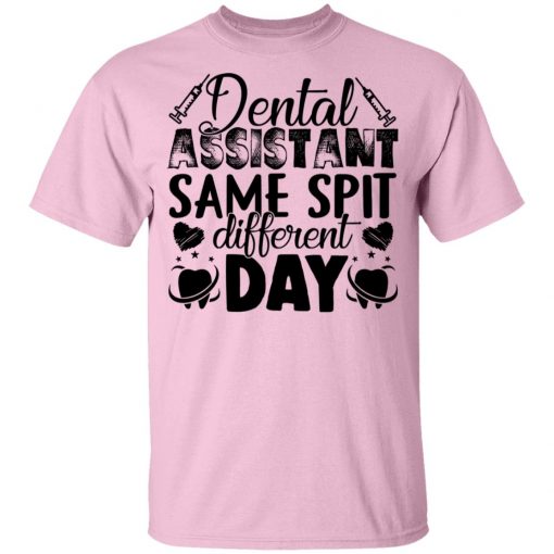 Private: Dental Assistant – Funny Same Spit Different Day Youth T-Shirt
