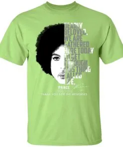 Prince 1958-2016 Thank You For The Memories Youth T-Shirt