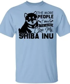 The More People I Meet The More I Love My Shiba Inu Youth T-Shirt