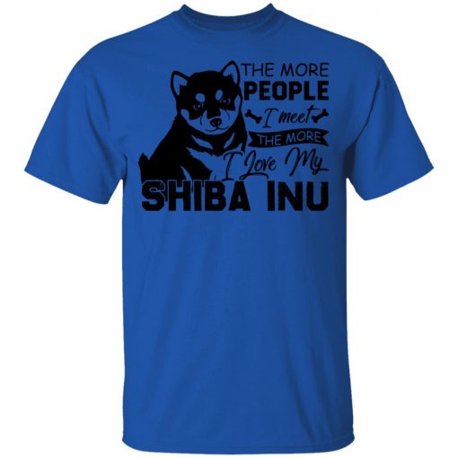 Private: The More People I Meet The More I Love My Shiba Inu Youth T-Shirt