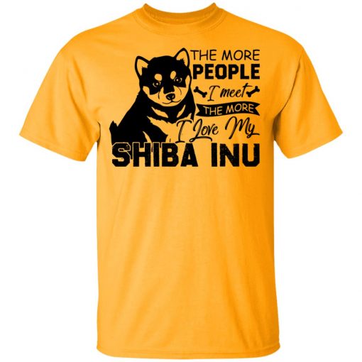 Private: The More People I Meet The More I Love My Shiba Inu Youth T-Shirt