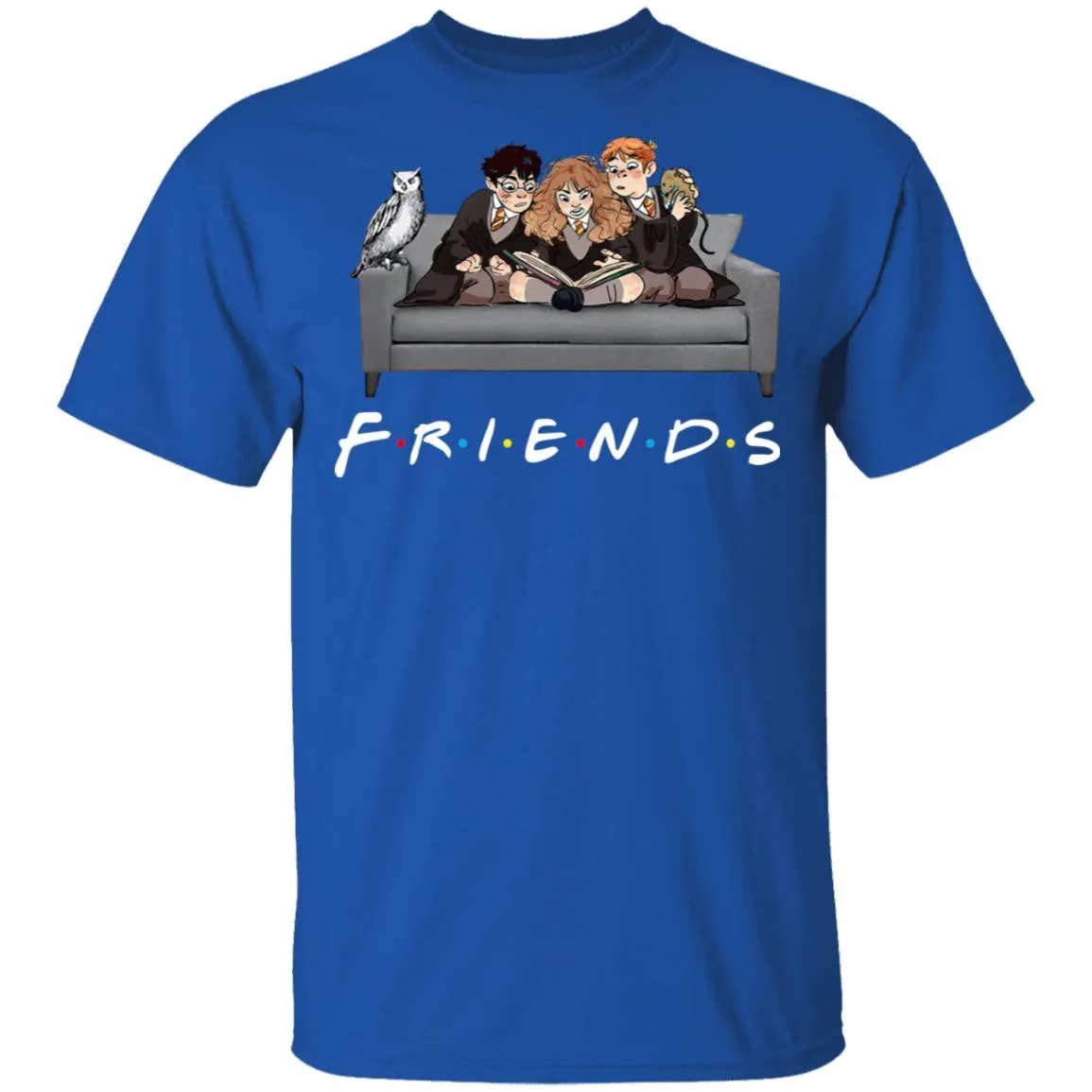 The Golden Trio FRIENDS Harry Potter Hermione & Ron Men's T-Shirt 3 redirect 984