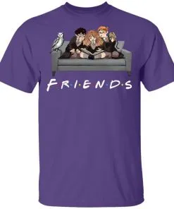 The Golden Trio FRIENDS Harry Potter Hermione & Ron Men's T-Shirt 16 redirect 988