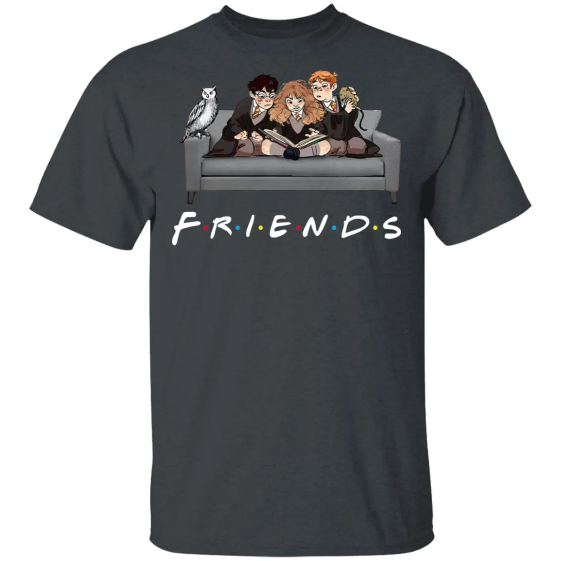 The Golden Trio FRIENDS Harry Potter Hermione & Ron Men's T-Shirt 10 redirect 991