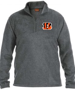 Private: Cincinnati Bengals 1/4 Zip Fleece Pullover