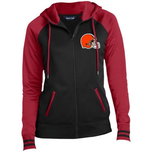 Private: Cleveland Browns Ladies’ Moisture Wick Full-Zip Hooded Jacket