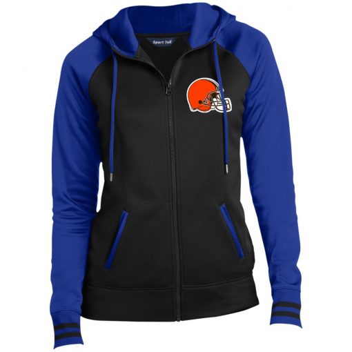 Private: Cleveland Browns Ladies’ Moisture Wick Full-Zip Hooded Jacket