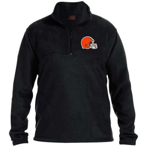 Private: Cleveland Browns 1/4 Zip Fleece Pullover