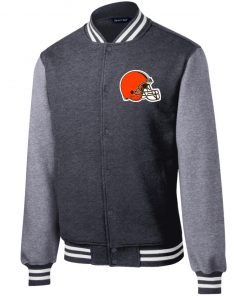 Private: Cleveland Browns Fleece Letterman Jacket