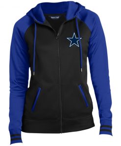 Private: Dallas Cowboys Ladies’ Moisture Wick Full-Zip Hooded Jacket