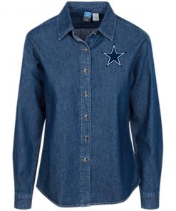 Private: Dallas Cowboys Women’s LS Denim Shirt