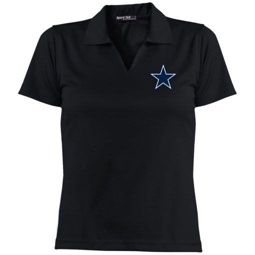 Private: Dallas Cowboys Ladies’ Dri-Mesh Short Sleeve Polo
