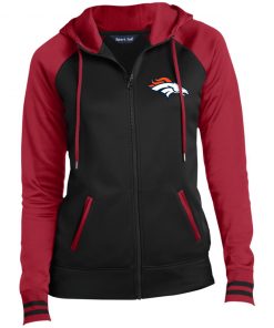 Private: Denver Broncos Ladies’ Moisture Wick Full-Zip Hooded Jacket