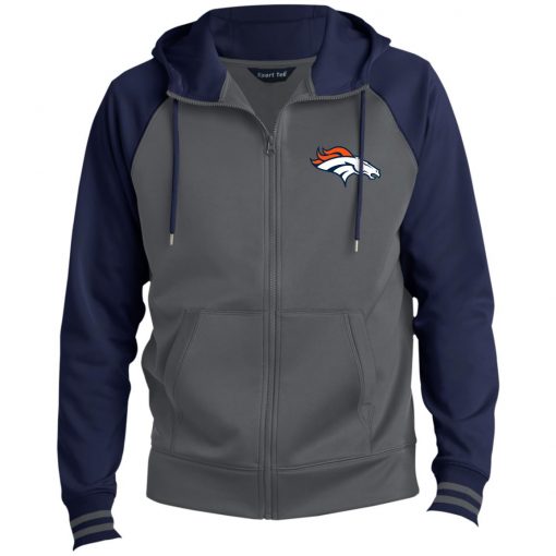 Private: Denver Broncos Men’s Sport-Wick® Full-Zip Hooded Jacket