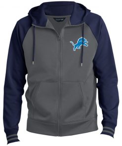 Private: Detroit Lions Men’s Sport-Wick® Full-Zip Hooded Jacket