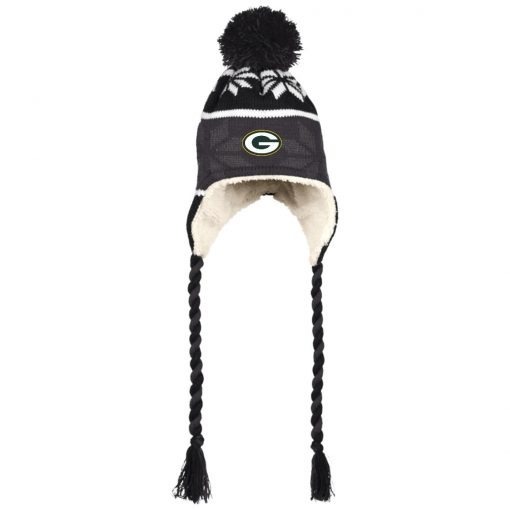 Private: Green Bay Packers Hat with Ear Flaps and Braids