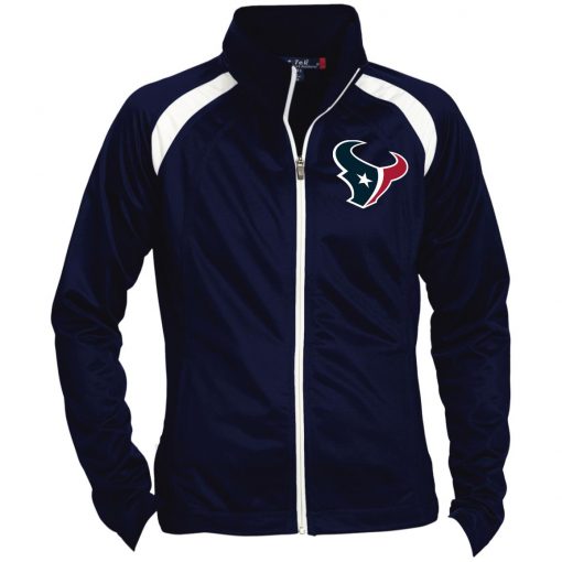 Private: Houston Texans Ladies’ Raglan Sleeve Warmup Jacket