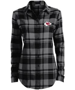 Kansas City Chiefs Ladies’ Plaid Flannel Tunic