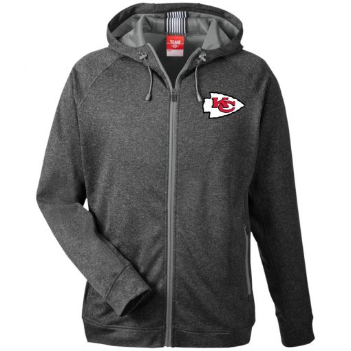 Private: Kansas City Chiefs Men’s Heathered Performance Hooded Jacket