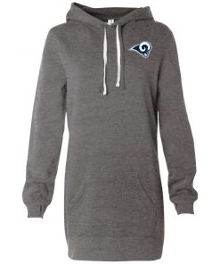 Private: Los Angeles Rams Women’s Hooded Pullover Dress