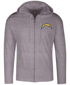 Private: Los Angeles Chargers Lightweight Full Zip Hoodie