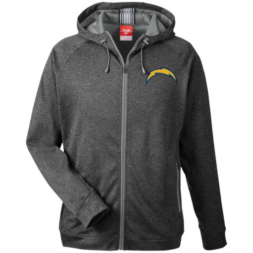 Private: Los Angeles Chargers Men’s Heathered Performance Hooded Jacket