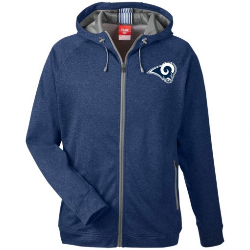 Private: Los Angeles Rams Men’s Heathered Performance Hooded Jacket