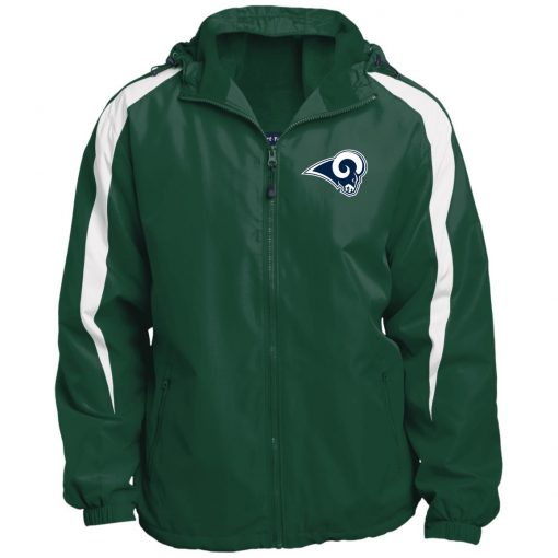 Private: Los Angeles Rams Fleece Lined Colorblocked Hooded Jacket