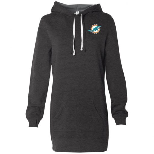 Private: Miami Dolphins Women’s Hooded Pullover Dress