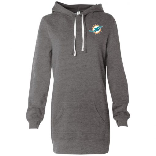 Private: Miami Dolphins Women’s Hooded Pullover Dress