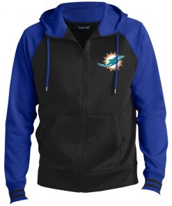 Private: Miami Dolphins Men’s Sport-Wick® Full-Zip Hooded Jacket