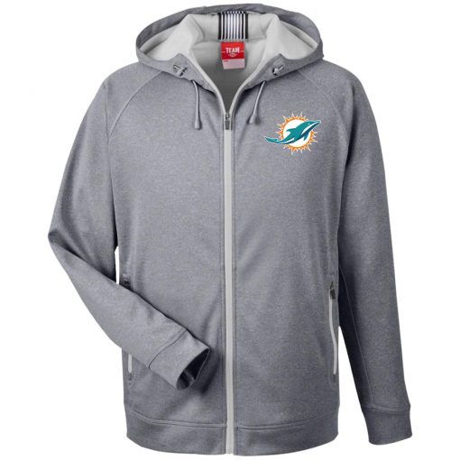 Private: Miami Dolphins Men’s Heathered Performance Hooded Jacket