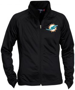 Private: Miami Dolphins Ladies’ Raglan Sleeve Warmup Jacket