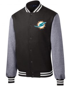 Private: Miami Dolphins Fleece Letterman Jacket
