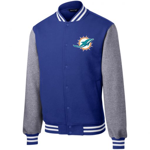 Private: Miami Dolphins Fleece Letterman Jacket